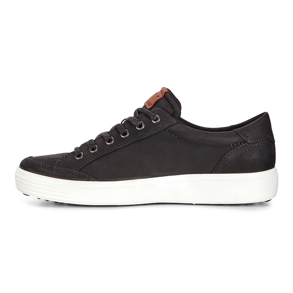 Tenis Hombre - ECCO Soft 7 Long Lace - Negros - PTD605437